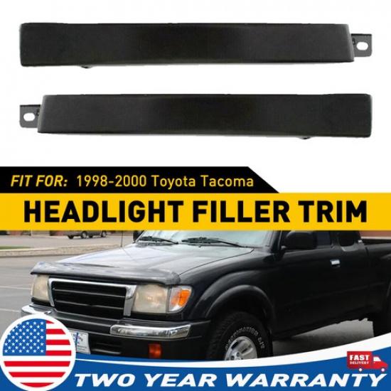 A2 For Tacoma Toyota 1998-2000 Grille Front Bumper Headlight Filler Trim Panels