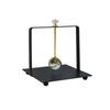 Wrought Iron Crystal Ball Tissue Holder Square Base Metal Napkin Rack Tissue Storage Box  for Home
