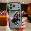 Магнитный чехол для телефона с принтом бегущей лошади для iPhone 17 Pro Max 16 15 14 13 Pro Max Для Magsafe Беспроводная зарядка Жесткая задняя крышка из ПК