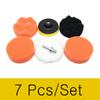 7 шт./набор полировальных дисков для автомобиля, 3-дюймовая губка, полировка воском, полировальная лодка для автомобиля, полировщик, дрель, полировальная машина для колес, удаляет царапины