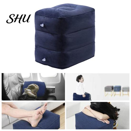Portable Leg Rest Inflatable Airplane Foot Height Adjustable Wear Resistant Super Travel Pad Soft Widely Used Folding Chair Extender Support