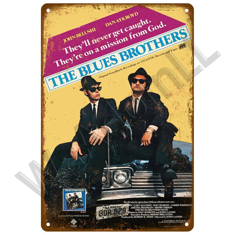 Vintage Metal Sign Movie Retro Tin Sign Aesthetic Living Room Metal Wall Decor Decoration Cinema Industrial Deco Films Poster