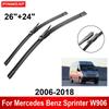 2PCS Car Wipers for Mercedes Benz Sprinter W906 2006-2018 26" + 24" Front Wiper Blades Brushes Cutter Accessories