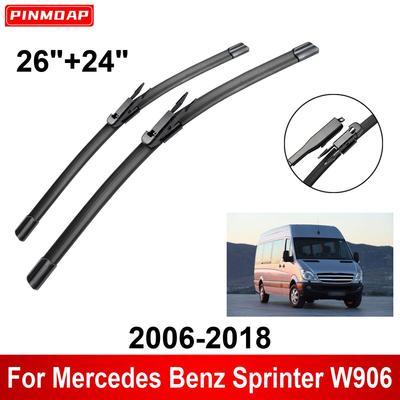 2 шт. автомобильные дворники для Mercedes Benz Sprinter W906 2006-2018 26" + 24" передние дворники щетки режущие аксессуары