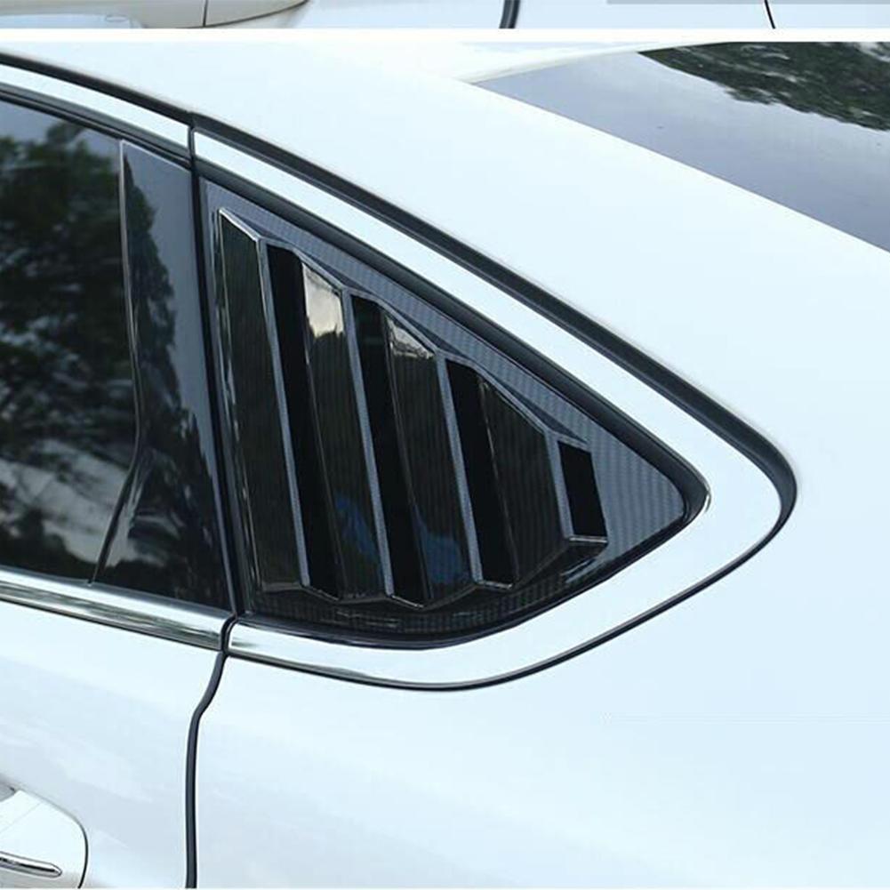 1 пара автомобильных задних боковых вентиляционных стеклянных жалюзи крышки жалюзи для Ford для Mondeo для Fusion 2013-2021 дверные стеклянные жалюзи крышки