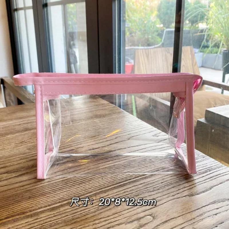 ПВХ прозрачная косметичка Kawaii водонепроницаемые пеналы для студентов канцелярские принадлежности школьные принадлежности портативные пеналы чехлы