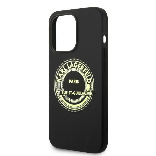 Karl Lagerfeld KLHCP14LSRSGRCK iPhone 14 Pro 6.1" hardcase black/black Silicone RSG