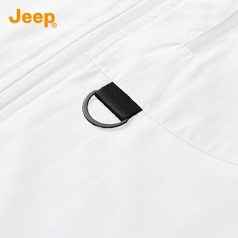 Jeep Мужская тонкая солнцезащитная куртка с капюшоном UPF50+