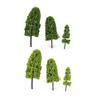 [Generic] 20 Pagoda Tree Model Trees for Railway Model Dioramas and Miniature Gardens