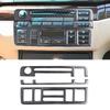 Carbon Fiber Car Interior Center Control CD Panel Frame Cover Sticker Trim Car Styling For BMW Old 3 Series E46 Auto