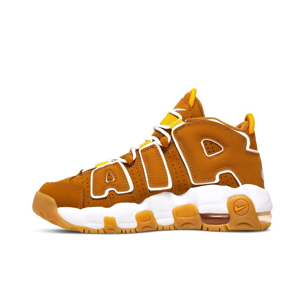 Nike Air More Uptempo Grade School 'Пшеничный' (унисекс) Пшеничный / Пыльца / Жвачка Светло-коричневый / Белый Детские Баскетбольные Кроссовки DQ4713 700