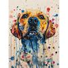 5d DIY Diamond Painting Cross Stitch Watercolor Dog Diamond Embroidery Mosaic Full Round Drill Home Decor