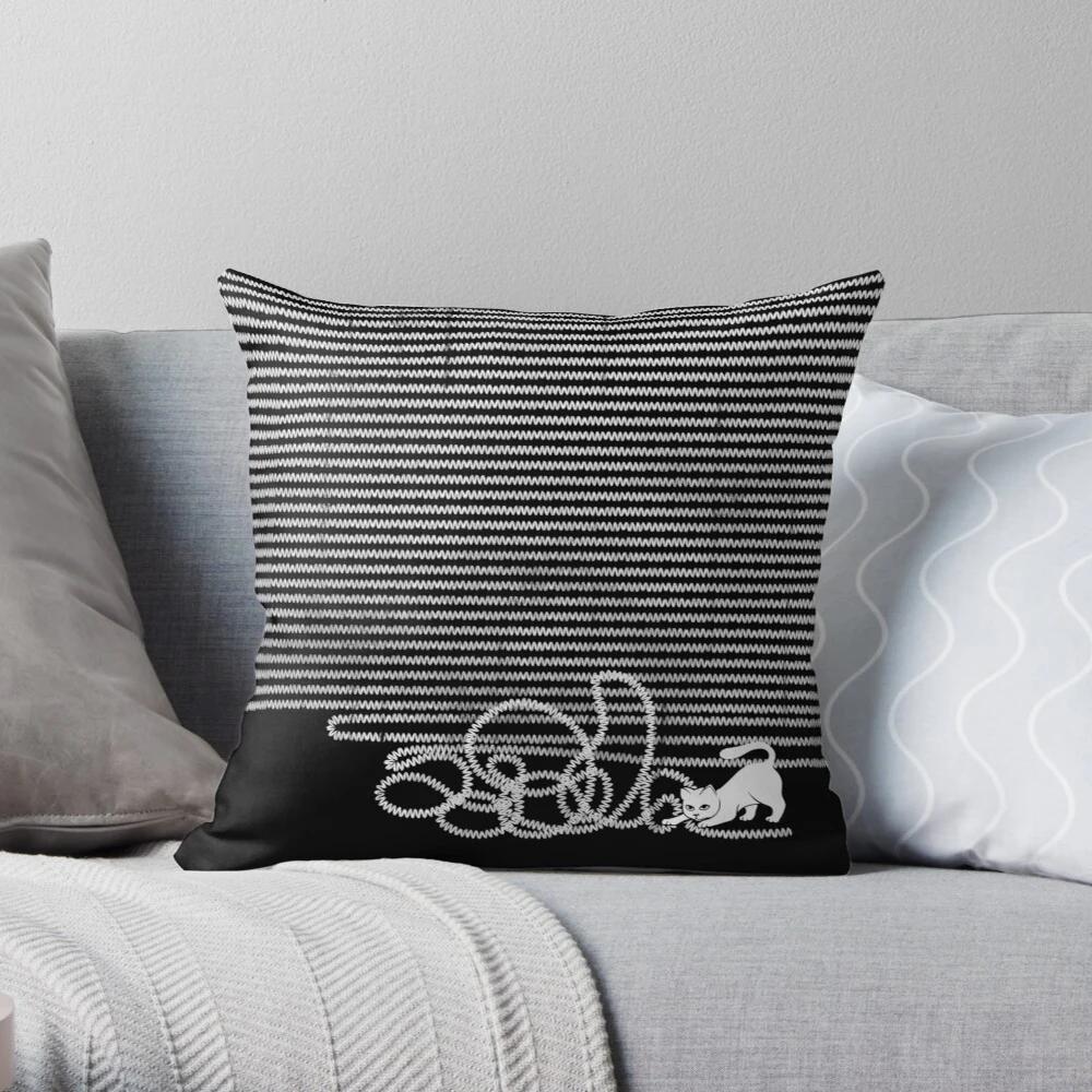 Cute Cat Pillowcase Cushion Cover Nordic Modern Living Room Sofa House Home Decoration