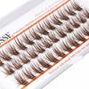 C/D Curl Brown Anime Cluster Lashes Fairy Wispy Spiky Manga Eyelashes Individual Eyelashes  DIY