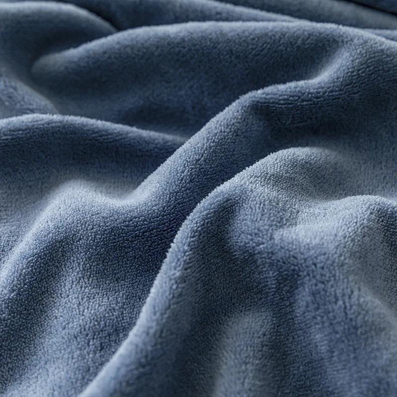 Простыня из молочного бархата, мягкая, теплая, наматрасник, эластичная, пушистая, осенне-зимняя, пара, роскошная, двуспальная кровать, постельное белье для дома