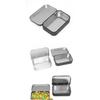 2Pcs Metal Box Flip Business Card Storage Box Wedding Jewelry Pill Cases Portable Boxes Container Cosmetic Organizer