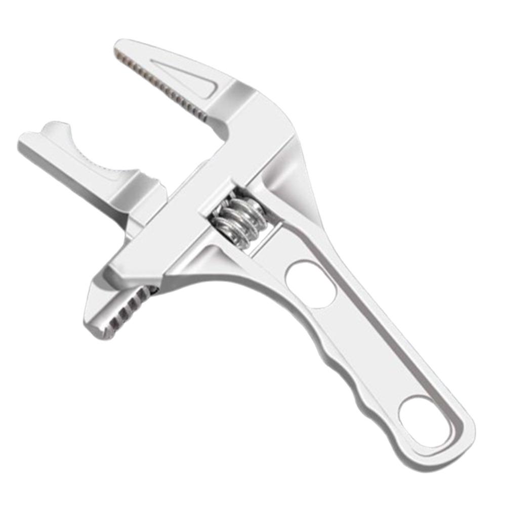 Large Opening Bathroom Pipe Spanner Adjustable Plumbing Wrench Adjustable Wrench  Toilet Sink