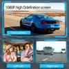 3 Channel Dash Cam Video Recorder Three Lens Front Back Left Car Camera with Rear View DVR 1080P Monitor Black Box Car Accessories