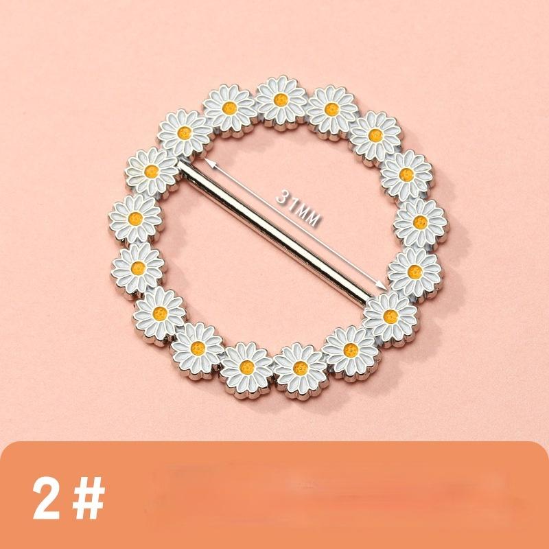 Элегантная футболка круглой формы, зажимы для футболок, пряжки для шарфа, зажим для футболки, кольцо для одежды, угловые завязанные пряжки, внутренний диаметр 29-35 мм