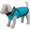 Manteau pour chien - TRIXIE - Pontis - Turquoise - Harnais intégré - Détails réfléchissants