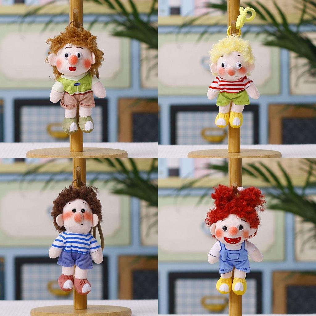 Plush Doll Keychain With Cartoon Design For Backpack Decoration And Gift For All Ages