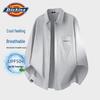 Мужская охлаждающая рабочая рубашка Dickies с длинным рукавом, защита от солнца