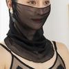 Summer Gauze Scarf Veil Ear Mask Hood Spring Lightweight Muffler Women Decorative Small Silk Scarf Sunscreen Mask