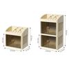 Plastic Makeup Storage Box Multi-Layer Stationery Rack Household Storage Shelf  Cosmetics Organizer