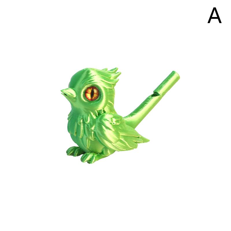 3D Printed Bird Whistle For Home Desktop Ornament Musical Water Injection Decorative Instrument Whistle Ornament