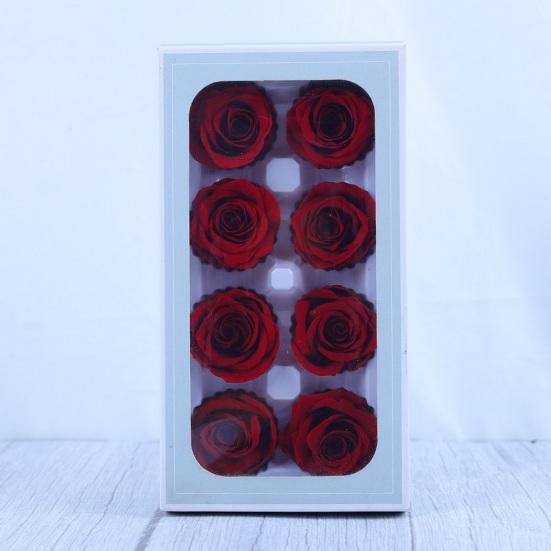 Yousheng 8 шт. консервированная роза красота неувядающая реалистичная вечная цветочная композиция подарок для украшения домашней вечеринки