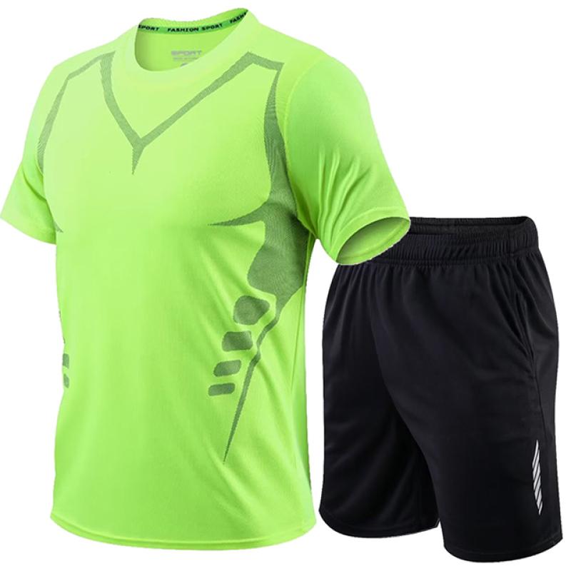 Tracksuit Gym 2 Mens Pcsset Fitness Badminton Sports Suit Clothes Running Jogging Sport Wear Exercise Workout Set Sportswear
