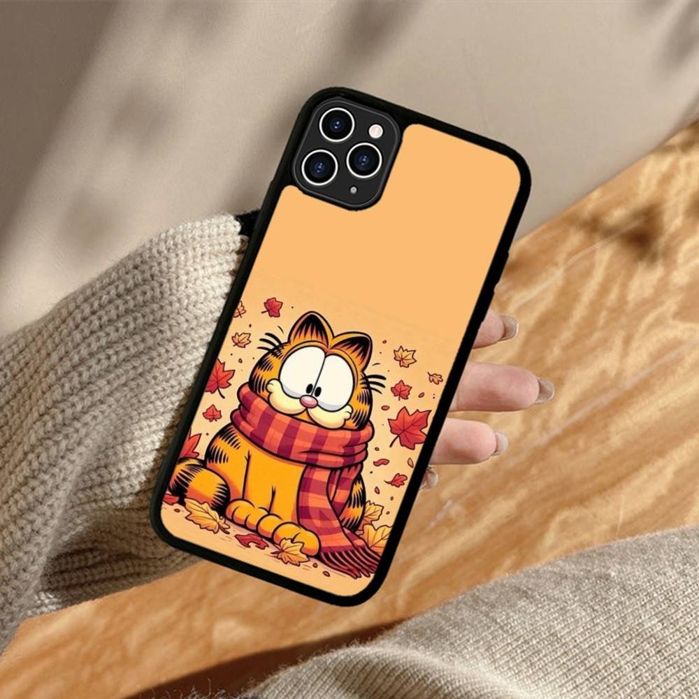 Cartoon Funny G-Garfield PC+TPU Phone Case For iPhone 17 16 15 14 PRO MAX 11 12 13 PLUS MINI Cover