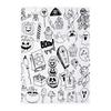 Halloween Ghost Blanket Printed Fall Plush Blanket Lightweight Sofa Bed Throw Blanket Couch Blanket Gift for Spooky Season
