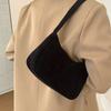 Shopping Fashion Women Retro Corduroy Underarm Bag Shoulder Bags Zipper Female