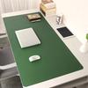 Large-Scale Faux Leather Mouse Pad - Waterproof, Stain-Resistant, Non-Slip Desk Mat for Office & Home Use, Dual-Sided Writing Surface
