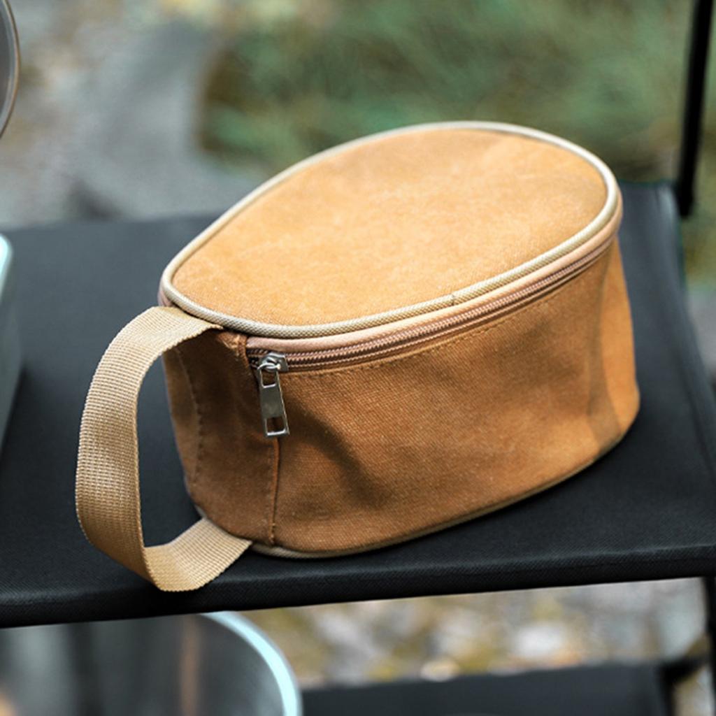 Сумка для хранения мисок для кемпинга Большая вместимость Холщовая сумка для мисок Shera Сумка для хранения столовых приборов Сумка для хранения тарелок с