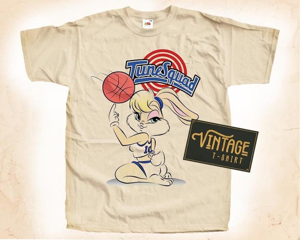 Tune Squad TShirt Vintage Natural color Men's TShirt DTG Digital Print SIZES S M L XL 2XL 3XL 4XL 5XL