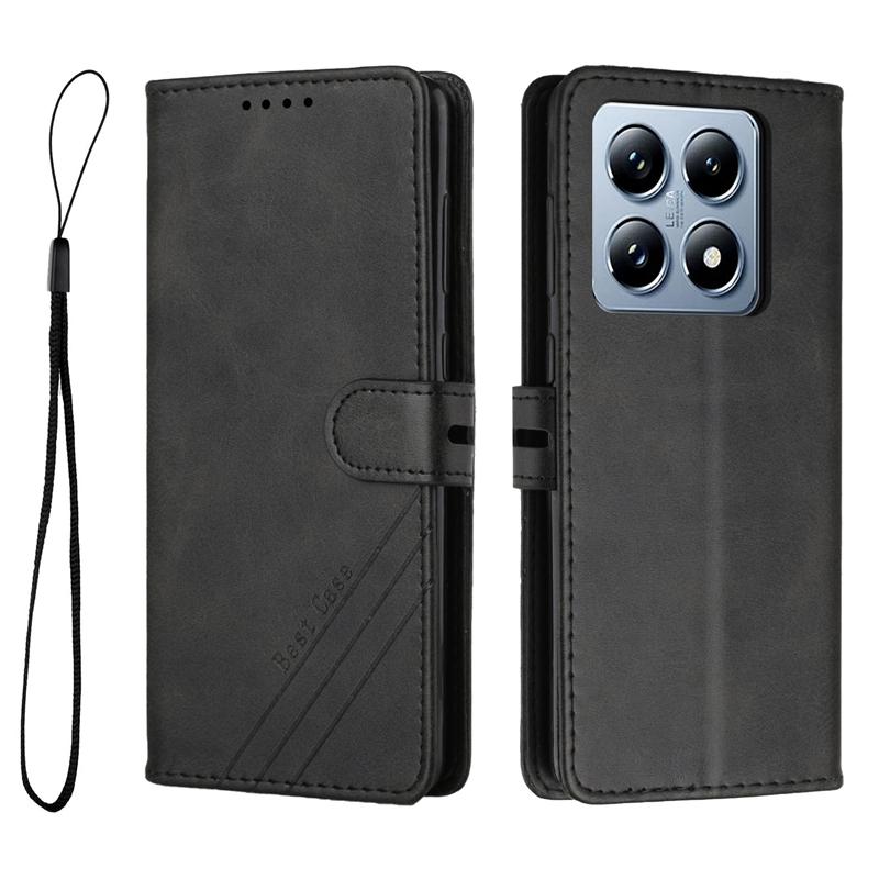 Для Xiaomi 14 13 12 Pro Чехол кожаный флип-чехол для Coque Xiaomi 14T Pro 13T 12T pro Mi13 12 Lite 14 Ultra Магнитный чехол-кошелек