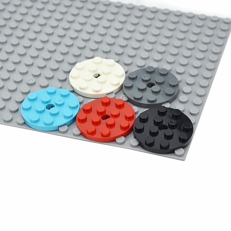 MOC Технический Совместимый 87081 61485 60474 Строительные Блоки Круглая Поворотная Платформа 4x4 База DIY