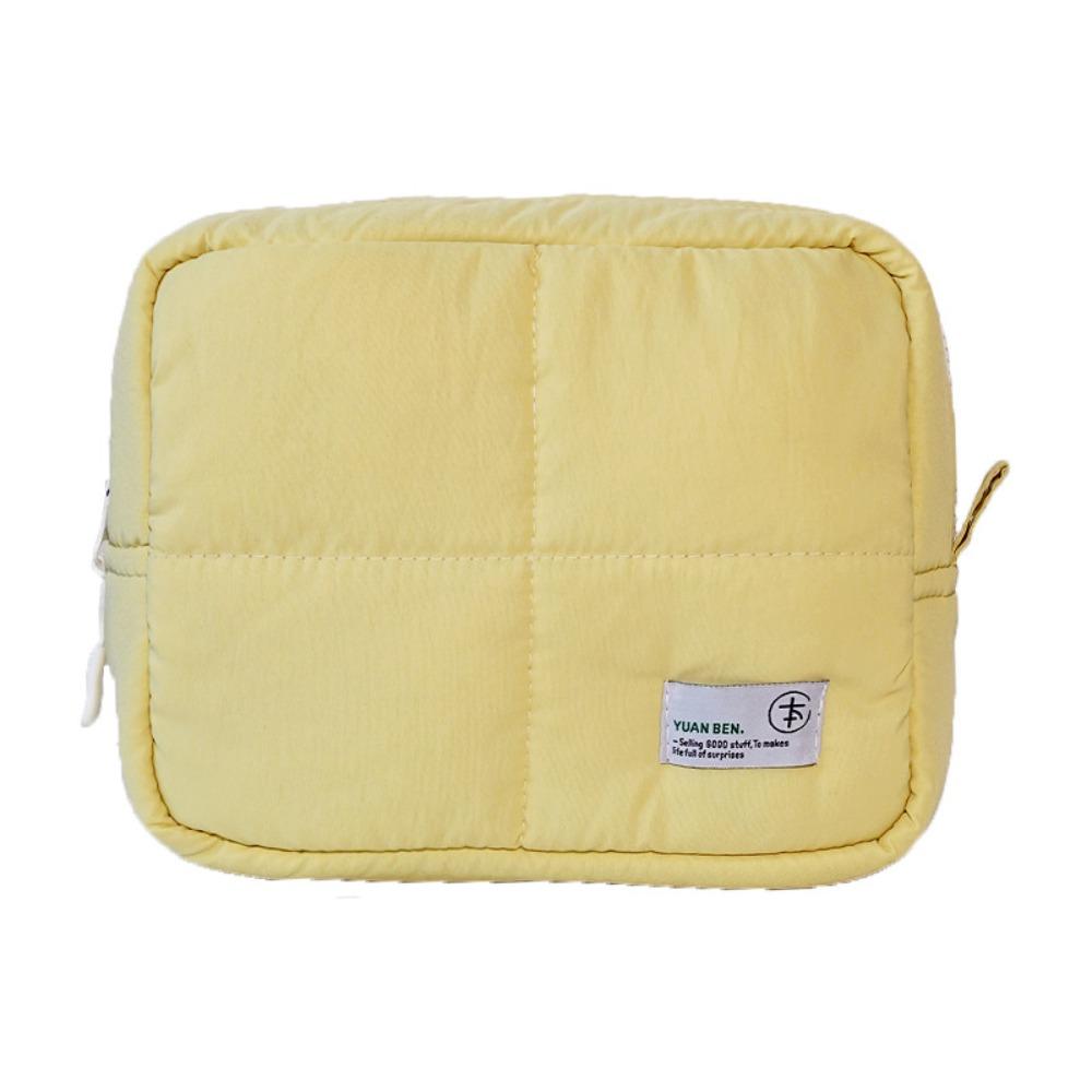 Square Makeup Bag Puffer Skincare Storage Bag Aesthetic Cosmetic Pouch Toiletries