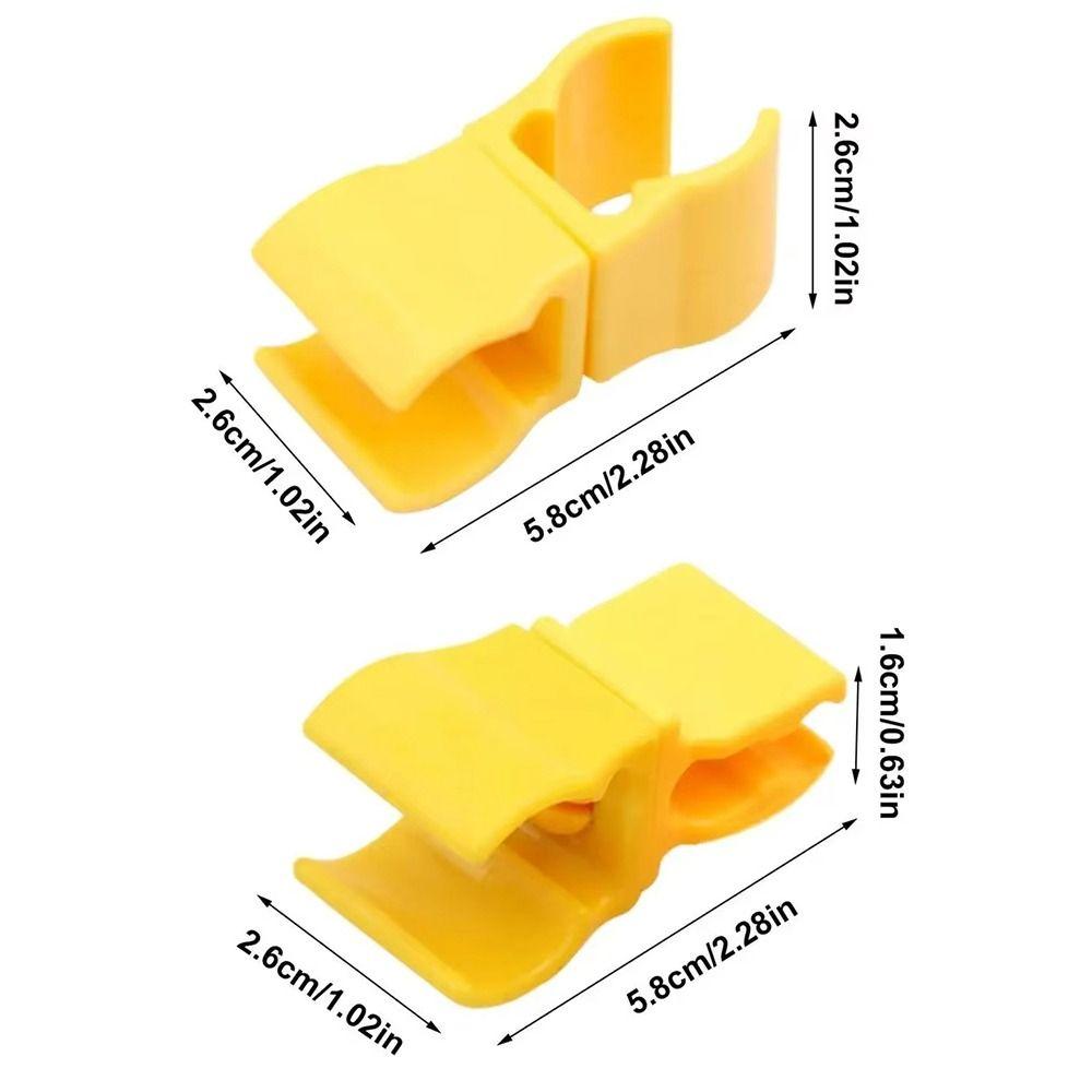 6 шт. Желтый флаг для тренировки по футболу, клипса для флагштока, пряжка для препятствий для тренировки по футболу, для улицы