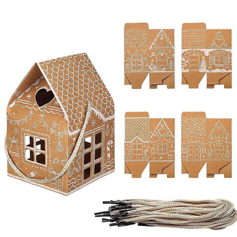 Festival Candy Boxes Gift Boxes For Holiday Gingerbread House Packaging Boxes
