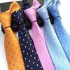 Polyester Silk Colorful Polka Dot Tie Polka Dot Men'S Tie
