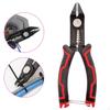 Wire Strippers Crimper 6" Professional Gripper AWG 22-10, 0.8mm-2.6mm Crimping Tool for Electrician