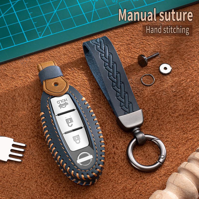 Чехол для автомобильного дистанционного ключа, чехол для брелока для Nissan Qashqai Juke J10 J11 X-Trail T32 T31 Kicks Tiida Pathfinder Note для Infiniti