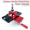 35mm Concealed Door Hinge Jig Accurate Locking Cabinet Hinge Jig Pocket Hole Jig Adjustable Quick Punch Cabinet Hardware Jig