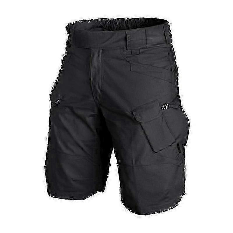Men's Waterproof Cargo Shorts Relaxed Fit Water Resistant Work Hiking Shorts f54 25-26