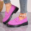 New Shoes Women Plus Size Loafers Women British Style Platform Shoes Office Ladies Light Casual Designer Shoes