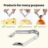 Strawberry Huller Corer Remover Pineapple Eye Remover Long Handle Ergonomic Labor-saving Stainless Steel Scraper Portable Kitchen Gadget