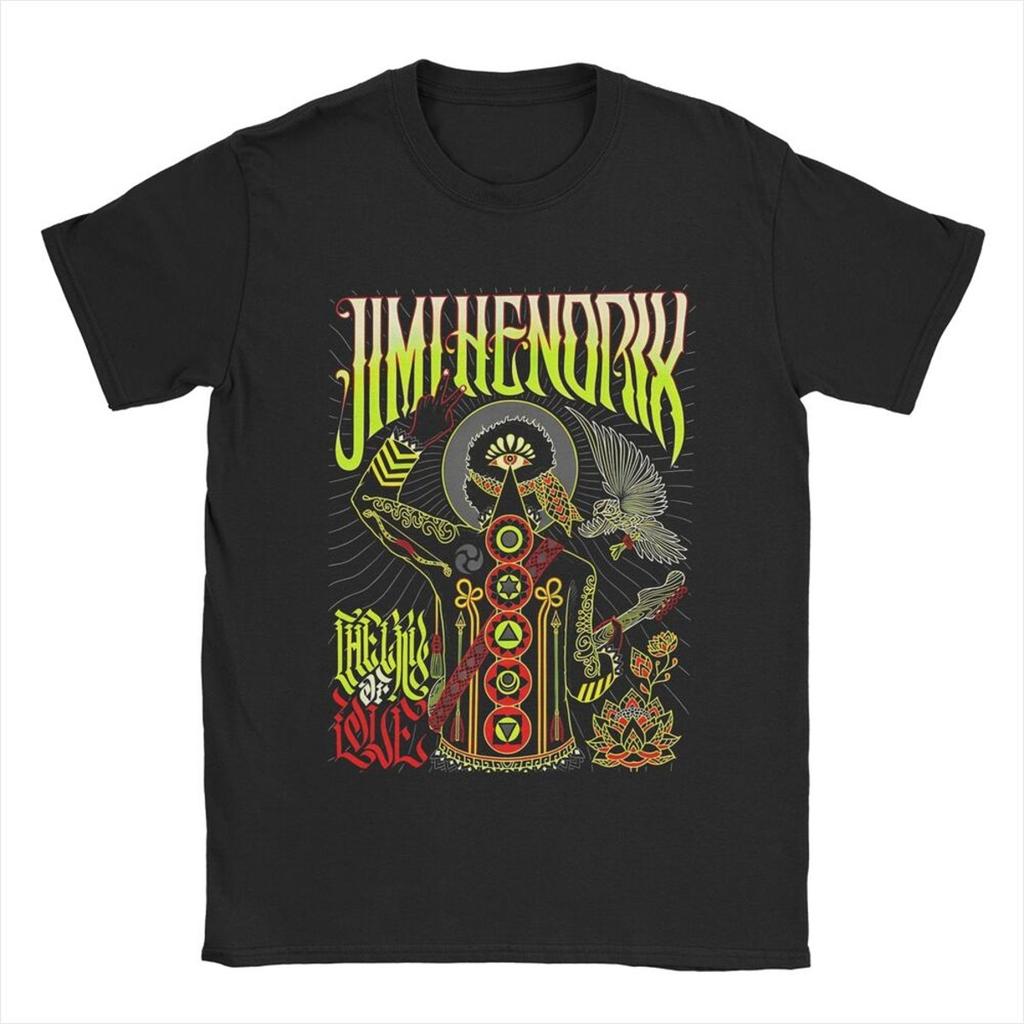 Jimi Hendrix New Bestseller Unisexs Clothing Cotton Yk Rock Album Graphic Hawaiian Hiphop Style Shirt Women Summer T Shirt